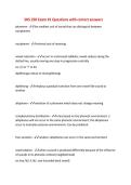 SHS 250 Exam &num;1 Questions with correct answers
