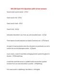 SHS 250 Exam 4 &num;1 Questions with correct answers
