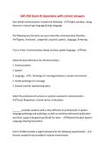 SHS 250 Exam &num;1 Questions with correct answers