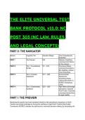 2026&sol;2027 S-Tier North Carolina POST 303 Test Bank&colon; Law&comma; Rules&comma; & Legal Concepts &lpar;19&plus; Elite Questions &plus; Expert Analysis&rpar;