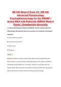 NR 546 Week 6 Exam V1&ndash;V3 &vert; NR 546 Advanced Pharmacology Psychopharmacology for the PMHNP &vert; Chamberlain University &vert; Actual Q&A with Rationale &lpar;Chamberlain NR546 Week 6 Exam&rpar;