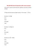 SHS 250 M3 Exam &num;1 Questions with correct answers