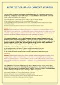 RTPM Test Exam 2026 - 90 Questions and Correct Answers &lpar;Microservices&comma; Biostatistics&comma; Biochemistry&rpar;