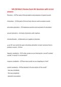 SHS 250 Mod 1 Review Exam 3&num;1 Questions with correct&NewLine;answers