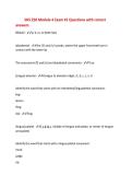 SHS 250 Module 4 Exam &num;1 Questions with correct&NewLine;answers