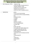 Air methods Critical Care Test and Scenarios&NewLine;Master Deck Exam Practice 2026