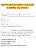 Massachusetts Unrestricted CSL Exam Newest 2026 Questions and Correct Answers &lpar;Latest 2026 &sol; 2027 Update&rpar; Graded A&plus; Verified by Experts