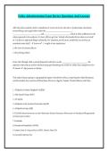 Police Administration Exam Review Questions And Answers
