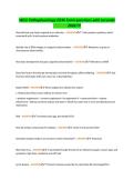 WGU Pathophysiology D236 Exam questions with accurate&NewLine;answers 2026&excl;&excl;&excl;&excl;