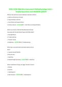 WGU D236 Objective Assessment Pathophysiology Exam &ndash;&NewLine;Verified Questions and ANSWERS &commat;2026