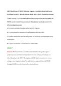 NR547 Week 4 Exam V2 &vert; NR547 Differential Diagnosis in Psychiatric-Mental Health across &NewLine;the Lifespan Practicum &vert; Q&A with Rationale &lpar;NR547 Week 4 Exam&rpar; &vert; Chamberlain University