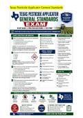 Texas Pesticide Applicator General Standards Core Exam Practice Questions
