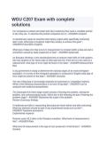 WGU C207 Data-Driven Decision Making Objective Assessment &lpar;OA&rpar; Questions And Answers With Verified Solutions And Study Guide Reviewed 2026&sol;2027