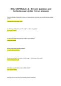 WGU C207 Data-Driven Decision Making Modules 1&ndash;6 Exam Questions And Answers With Verified Solutions And Study Guide Reviewed 2026&sol;2027
