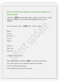 ECE 203 Final Exam questions and answers Graded A&plus; &vert;&NewLine;latest update&NewLine;Osilloscope - Instrument which displays voltage over time&period; We use a digital&NewLine;storage&comma; so voltages are converted into binary and placed in memory to be&NewLine;displayed&NewLine;How do you read a resis