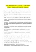 ASP&sol;CSP Questions with all Correct & 100&percnt; Verified Answers &vert;Latest Version &vert;Already Graded A&plus;