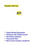 ATI Comprehensive Practice B & RN Comprehensive Predictor Forms A&comma; B & C &vert; Final Exam Study Guide 2026-2027 PDF