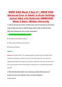 NRNP 6566 Week 2 Quiz V1&ndash;V3 &vert; NRNP 6566 Advanced Care of Adults in Acute Settings &vert; Walden University &vert; Actual Q&A with Rationale &lpar;NRNP6566 Week 2 Quiz&rpar;