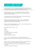 NIGP-CPPB - Intro to Public Procurement- Study Guide 
