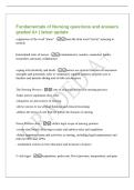 Fundamentals of Nursing questions and answers&NewLine;graded A&plus; &vert; latest update&NewLine;origination of the word "nurse" - from the latin word "nutrix" meaning to&NewLine;nourish&NewLine;Interrelated roles of nurses - communicator&comma; teacher&comma; counselor&comma; lead