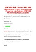 NRNP 6566 Week 6 Quiz V1&ndash;V3 &vert; NRNP 6566 Advanced Care of Adults in Acute Settings &vert; Walden University &vert; Actual Q&A with Rationale &lpar;NRNP6566 Week 6 Quiz&rpar;