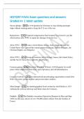 HISTORY FINAL Exam questions and answers&NewLine;Graded A&plus; &vert; latest update&NewLine;Sussex pledge - A 1916 promise by Germany to stop sinking passenger&NewLine;ships without warning made to keep the U&period;S out of the war&period;&NewLine;Reparations - Financial compensation that Germany was for