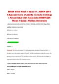 NRNP 6566 Week 4 Quiz V1 &vert; NRNP 6566 &NewLine;Advanced Care of Adults in Acute Settings &NewLine;&vert; Actual Q&A with Rationale &lpar;NRNP6566 &NewLine;Week 4 Quiz&rpar; &vert; Walden University 