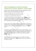 HESI FUNDAMENTALS PRACTICE EXAM&NewLine;questions and answers graded A&plus; &vert; latest update&NewLine;The nurse observes that a male client has removed the covering from an ice park&NewLine;applied to his knee&period; What action should the nurse take first&quest;&NewLine;A&period; Observe the appearance of 