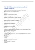 Heli 320 5&6 questions and answers latest&NewLine;update&vert; Graded A&plus;&NewLine;To provide control boost and eliminate feedback from rotor system&period;&NewLine;What is the purpose of the hydraulic system&quest;&NewLine;Regularly&NewLine;Hydraulic accumulators must be tested&colon;&NewLine;High-pressure nitrogen gas&NewLine;
