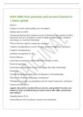HDFS 3080 Final questions and answers Graded A&plus;&NewLine;&vert; latest update&NewLine;intimacy&NewLine;feelings of warmth&comma; understanding&comma; trust and support&NewLine;Intimacy process model&NewLine;a framework that describes intimacy in terms of disclosures and responses to those&NewLine;disclosures that 