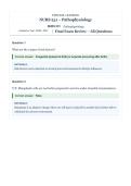 FINAL EXAM&colon; PORTAGE LEARNING NURS 231 PATHOPHYSIOLOGY 2026 &sol; 2027 FINAL EXAM &lbrace;LATEST UPDATE&rcub;100&percnt; CORRET