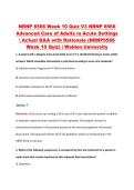 NRNP 6566 Week 10 Quiz V3 NRNP 6566 &NewLine;Advanced Care of Adults in Acute Settings &NewLine;&vert; Actual Q&A with Rationale &lpar;NRNP6566 &NewLine;Week 10 Quiz&rpar; &vert; Walden University