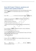 Gene 320 Chapter 7 Dobson&period; questions and&NewLine;answers latest update&vert; Graded A&plus;&NewLine;In the process of bacterial transformation&comma; what is the transforming agent and why&NewLine;is it so&quest; - DNA is the transformation agent because it carries genetic&NewLine;information&NewLine;In the 194