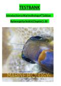 Test Bank for Introduction to Marine Biology 4th Edition by Karleskint&period; Questions & Answers&period; Chapters 1-20 Complete with All Correct Answer solutions&excl;&excl;&NewLine;