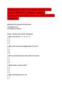 Mathnasium Job Assessment Actual Exam &lpar;Latest 2026&sol;2027 Update&rpar; Complete Questions and Guide Answers&comma; 100&percnt; Verified Graded A&plus;&NewLine;