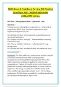NDEE Exam 6 Final Exam Review &lpar;PDF&rpar; &vert; 2026 Practice Questions &vert; Dental Review