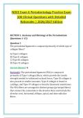 NDEE Exam 6 Periodontology Practice Exam &lpar;PDF&rpar; &vert; 2026 Clinical Questions &vert; Dental
