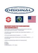 DRE RECENT EXAMS TEST PAPER QUESTIONS AND ANSWERS SURE