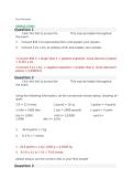 CHEM 103 Portage Learning Modules 1&ndash;6 Exam Questions and Verified Answers 2027