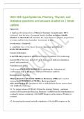 HSCI 303 Hyperlipidemia&comma; Pituitary&comma; Thyroid&comma; and&NewLine;Diabetes questions and answers Graded A&plus; &vert; latest&NewLine;update&NewLine;PREGNYL&NewLine;A highly purified preparation of Human Chorionic Gonadotropin &lpar; HCG&NewLine;&rpar; obtained from the urine of pregnant females that has an action vir
