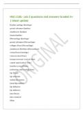 HSCI 210L- Lab 2 questions and answers Graded A&plus;&NewLine;&vert; latest update&NewLine;Hyaline cartilage &lpar;histology&rpar;&NewLine;ground substance &lpar;hyaline&rpar;&NewLine;chondrocyte &lpar;hyaline&rpar;&NewLine;lacuna &lpar;hyaline&rpar;&NewLine;fibrocartilage &lpar;histology&rpar;&NewLine;ground substance &lpar;fibrocartilage&rpar;&NewLine;collagen fibers &lpar;fibrocar