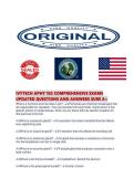 IVYTECH APHY 102 COMPREHENSIVE EXAMS UPDATED QUESTIONS AND ANSWERS SURE