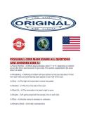 PICKLEBALL CORE MAIN EXAMS ALL QUESTIONS AND ANSWERS SURE