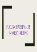 Focus Charting Guide 2026 &vert; F-DAR Documentation &vert; Nursing Diagnosis & PES Format &vert; Graded A&plus;