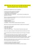 ASP 2026 Exam with all Correct & 100&percnt; Verified Answers &vert;Actual Complete Exam &vert;Already Graded A&plus;