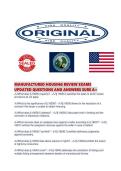 MANUFACTURED HOUSING REVIEW EXAMS UPDATED QUESTIONS AND ANSWERS SURE A&period;pdf