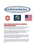 TFM 11 ACTUAL FINAL EXAMS ALL QUESTIONS AND ANSWERS SURE 