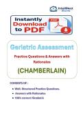 Geriatric Assessment and Atypical Presentation Study Guide &vert; Comprehensive Nursing Notes&comma; NCLEX Review&comma; Practice Questions & Rationales