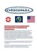CERTIFIED ASSISTED LIVING ADMINISTRATOR 2026 EXAMS SCRIPT ALL QUESTIONS AND ANSWERS SURE A&period;pdf&NewLine;&NewLine;