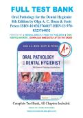 Oral Pathology for the Dental Hygienist 8th Ed Test Bank&NewLine;&NewLine;